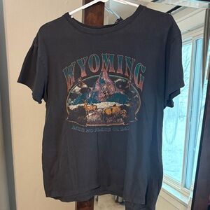 Wyoming Graphic T-Shirt - dark grey